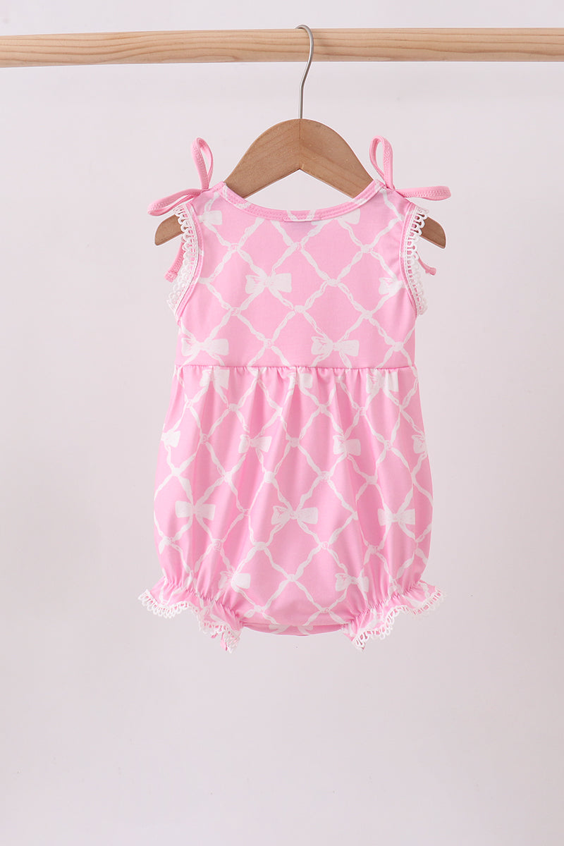 Pink Bow Knit Bubble