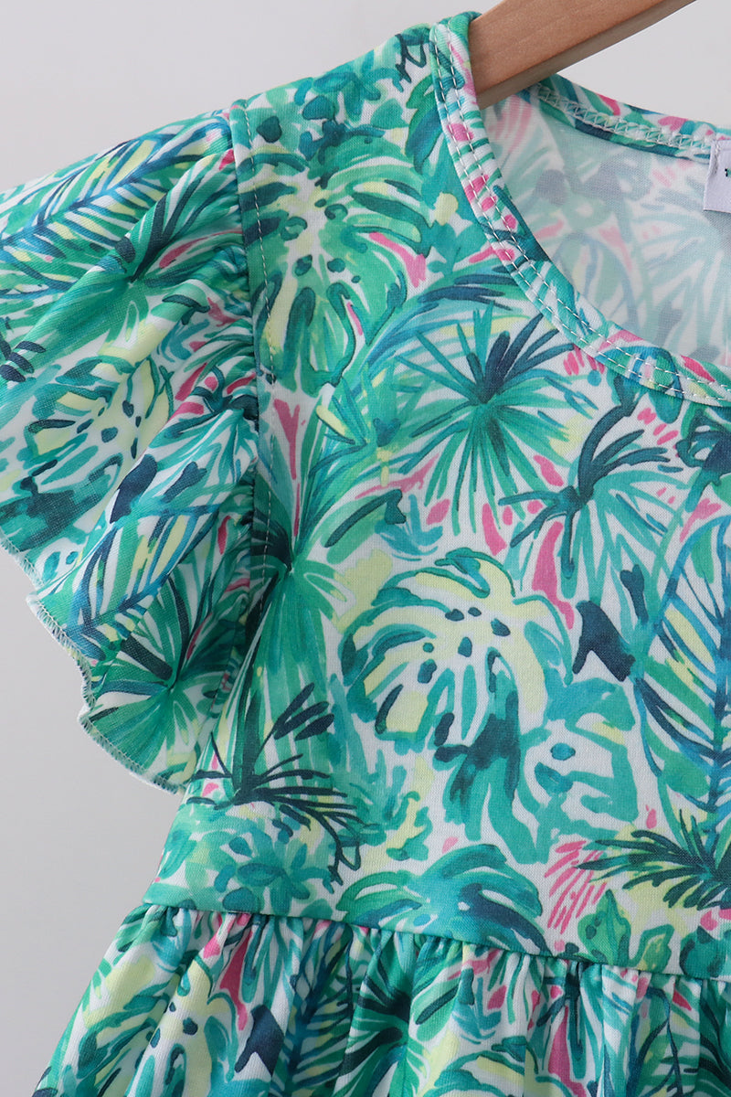 Green Lily Floral Set